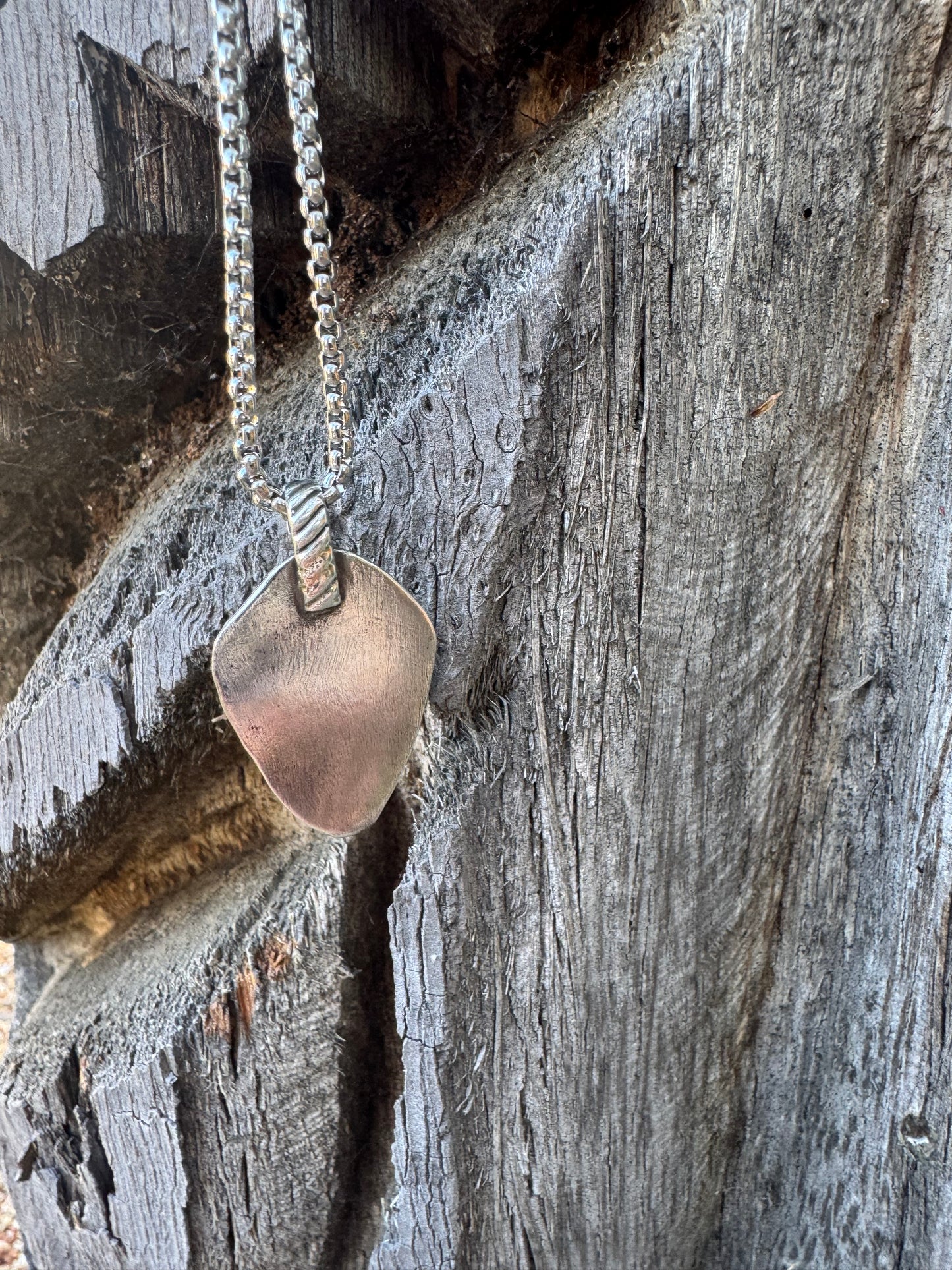 Striped Pendant Necklace