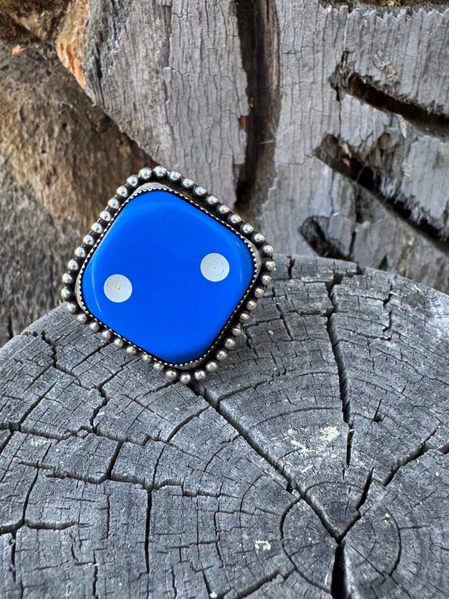 “2” Large Dice Ring