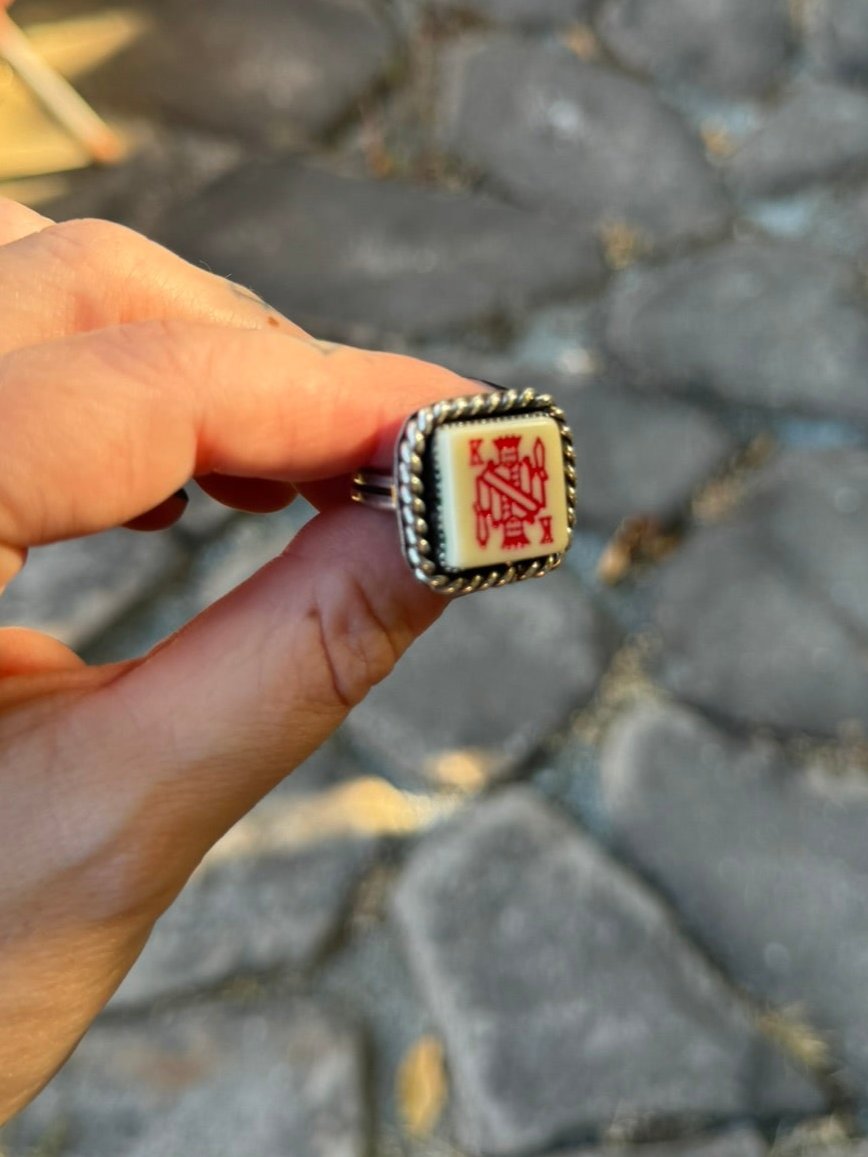 Mini "King" Poker Dice Ring