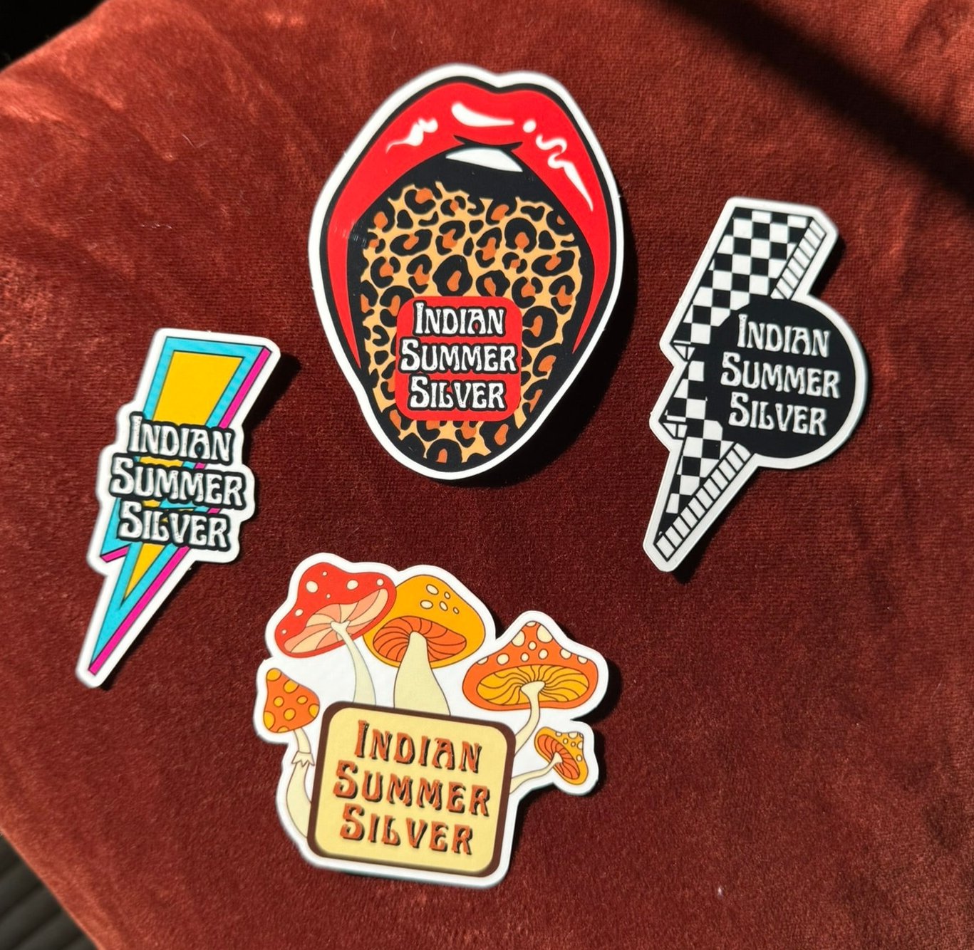 Indian Summer Silver Stickers!
