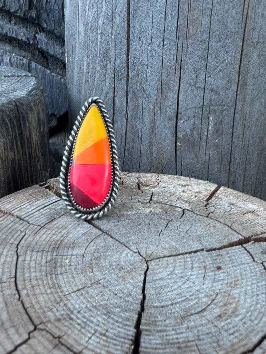 Colorful Pool Ball Scrap Ring