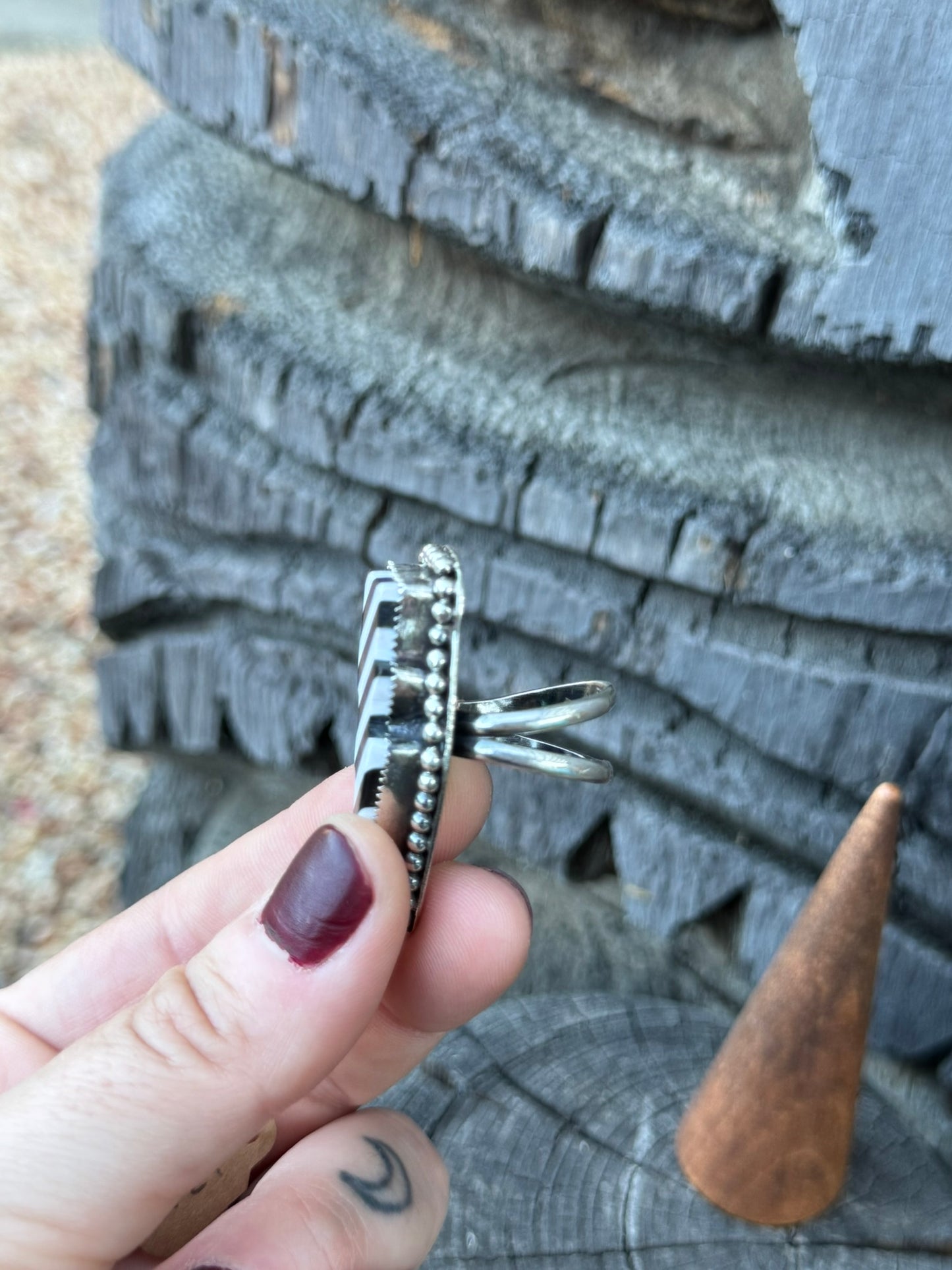 Striped Bolt Ring