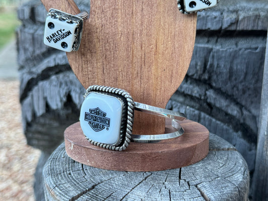 Harley Davidson Chunky Dice Cuff