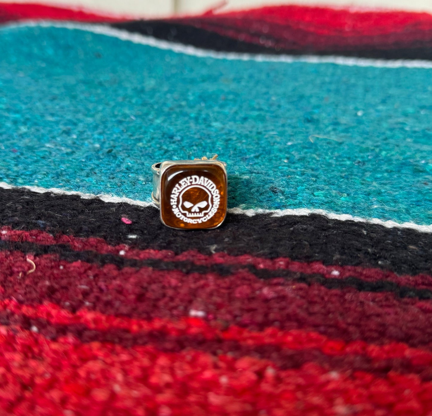 Chunky Harley Davidson Dice Ring