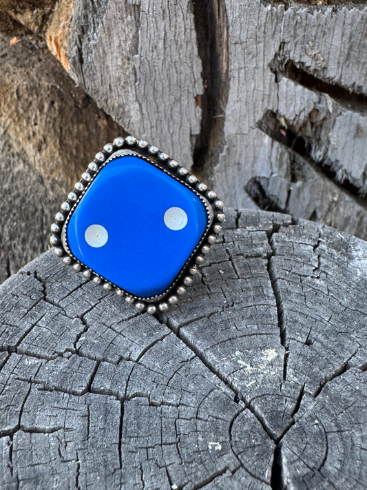 “2” Large Dice Ring