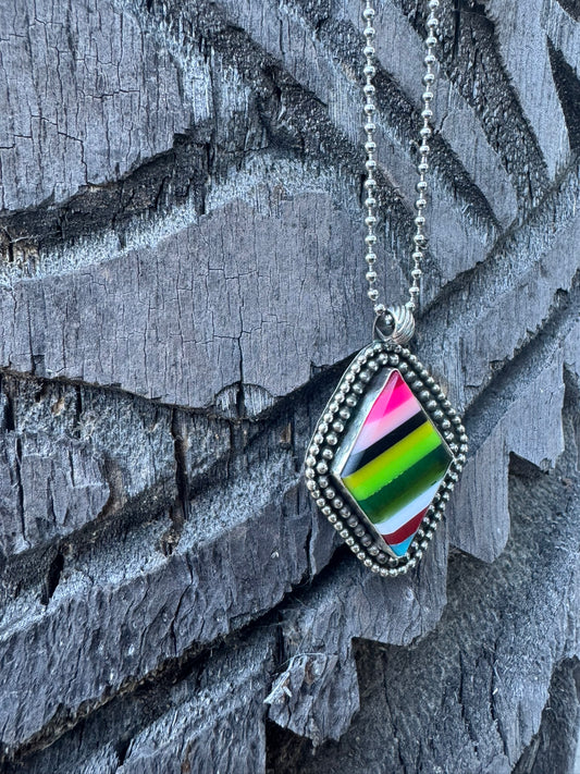Large Serape Statement Necklace
