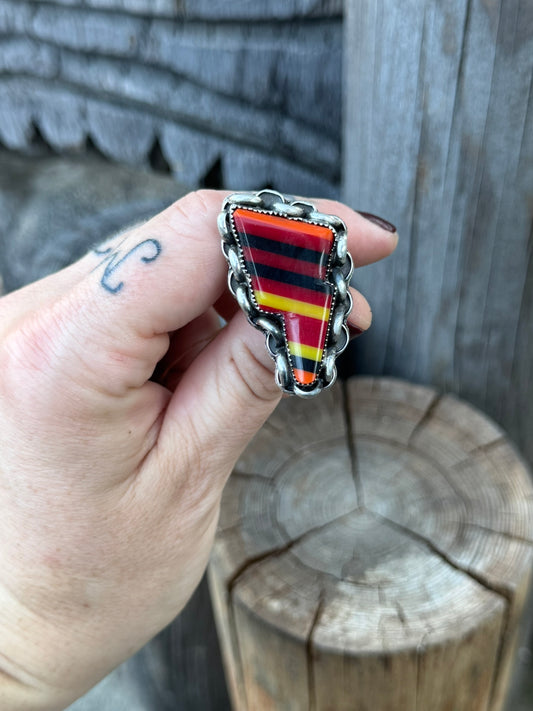 Serape Bolt Ring