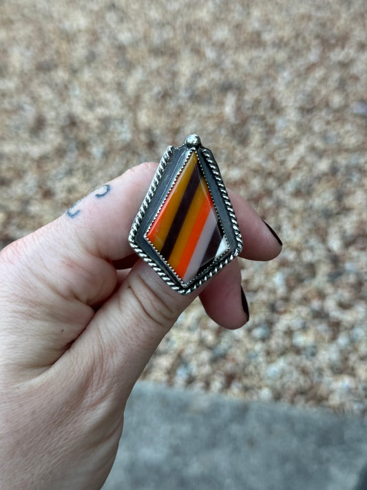 Large Serape Statement Ring