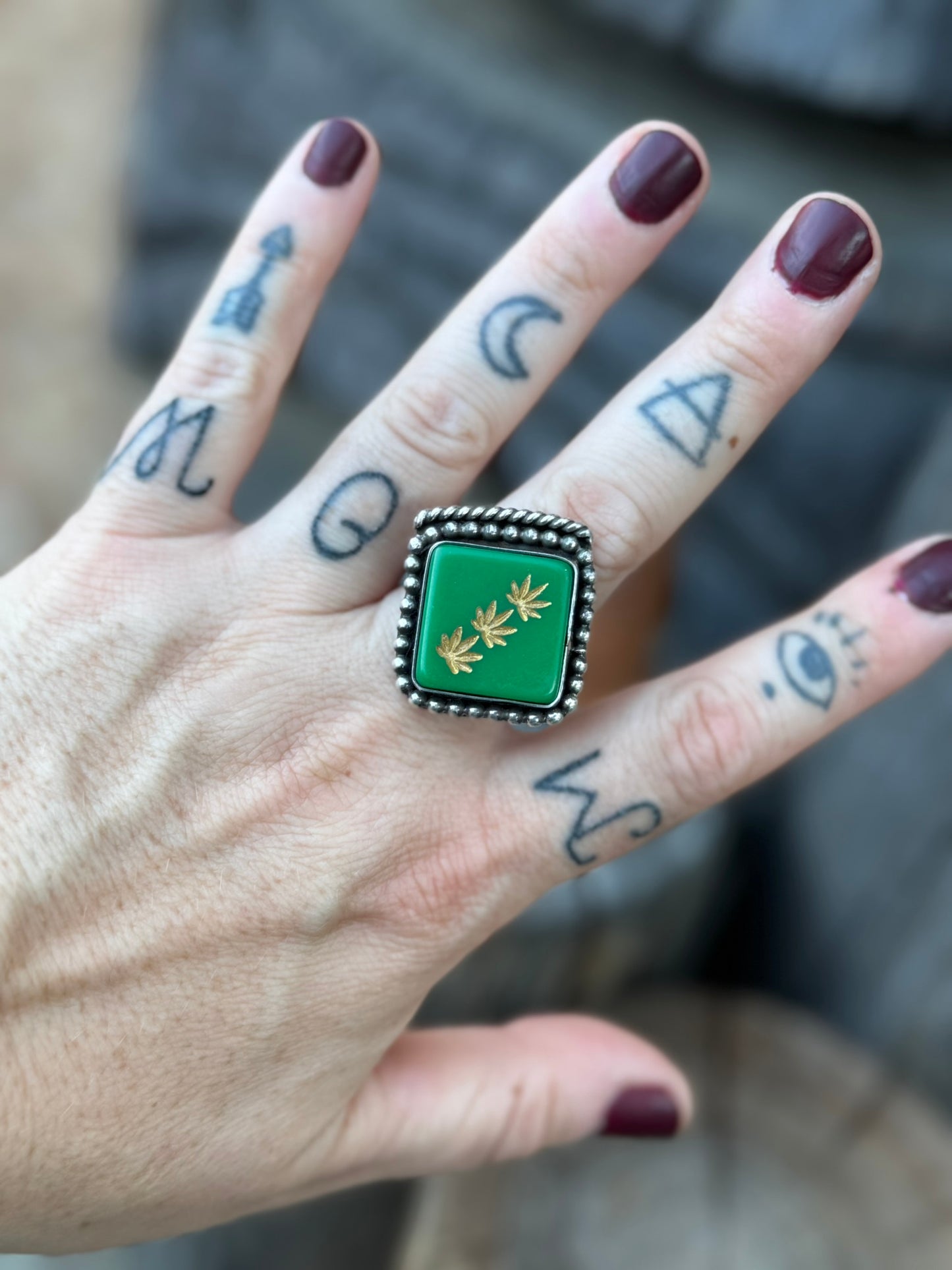 Weed Dice Ring
