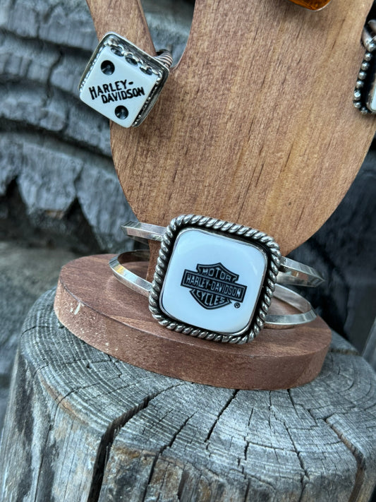 Harley Davidson Chunky Dice Cuff